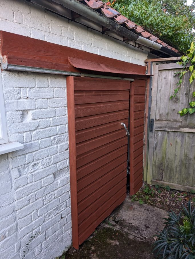 An outbuilding spruced up
